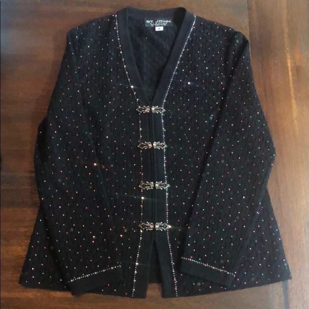 St. John Evening by Marie Gray black knit